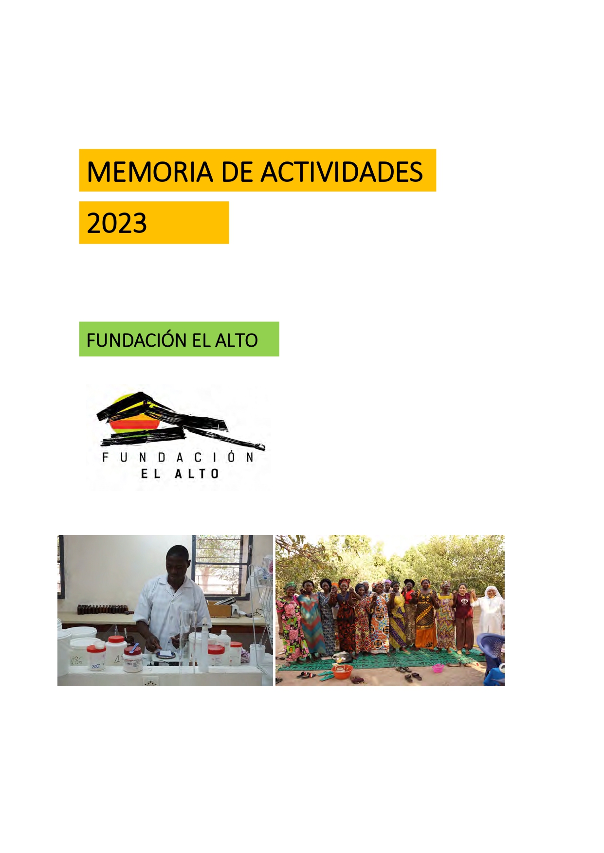 Memoria de actividades 2023